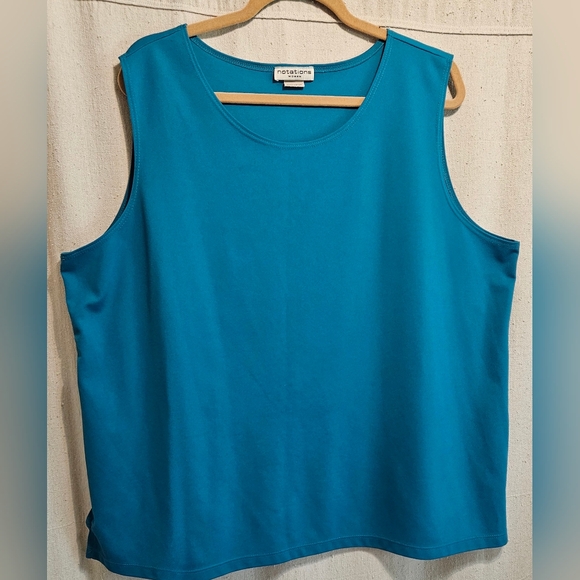 Notations Tops - Notations Women's Tank Size 3X